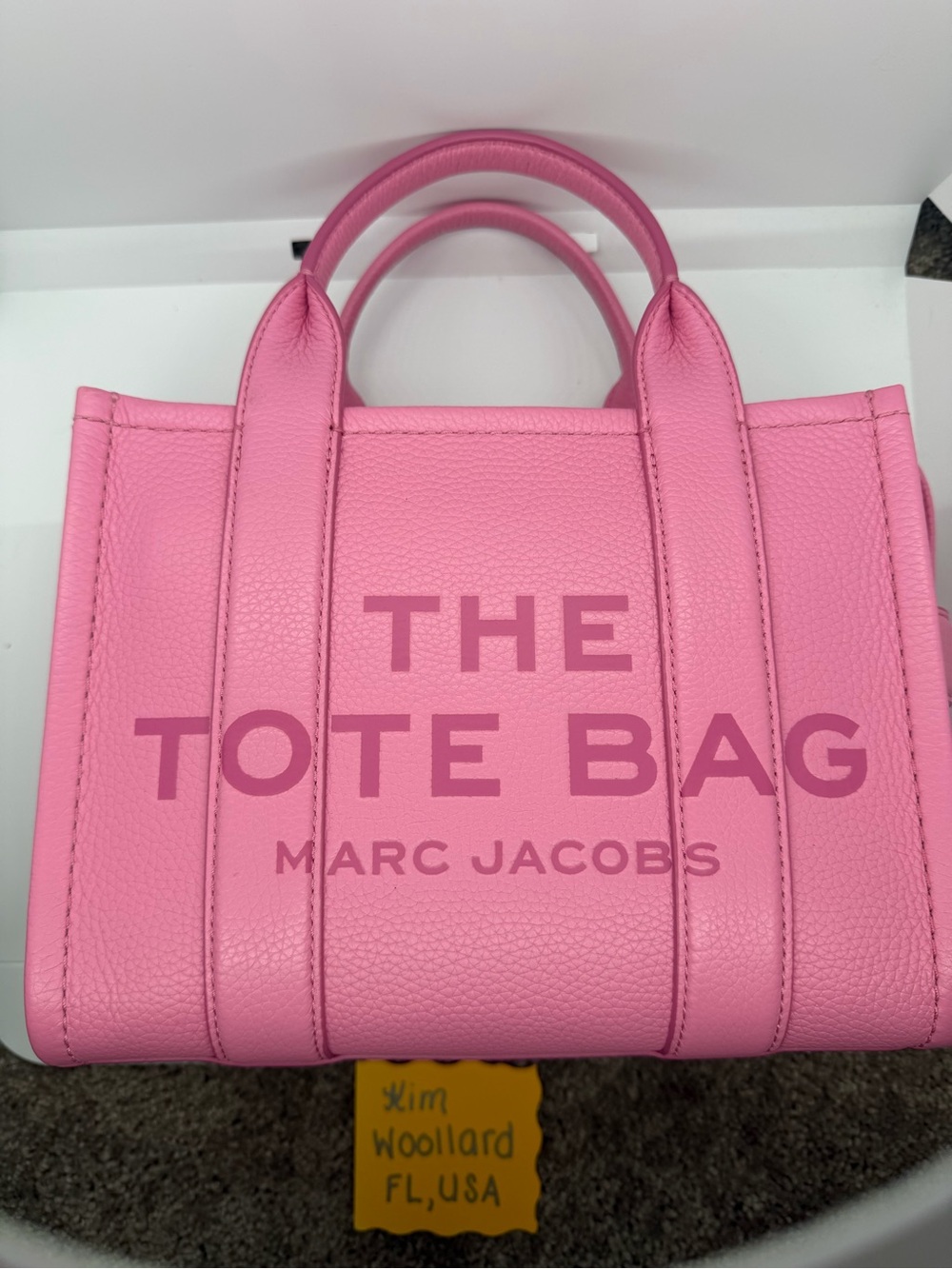 Marc Jacobs Small The Tote Bag - Candy Pink - Picture 3 of 16